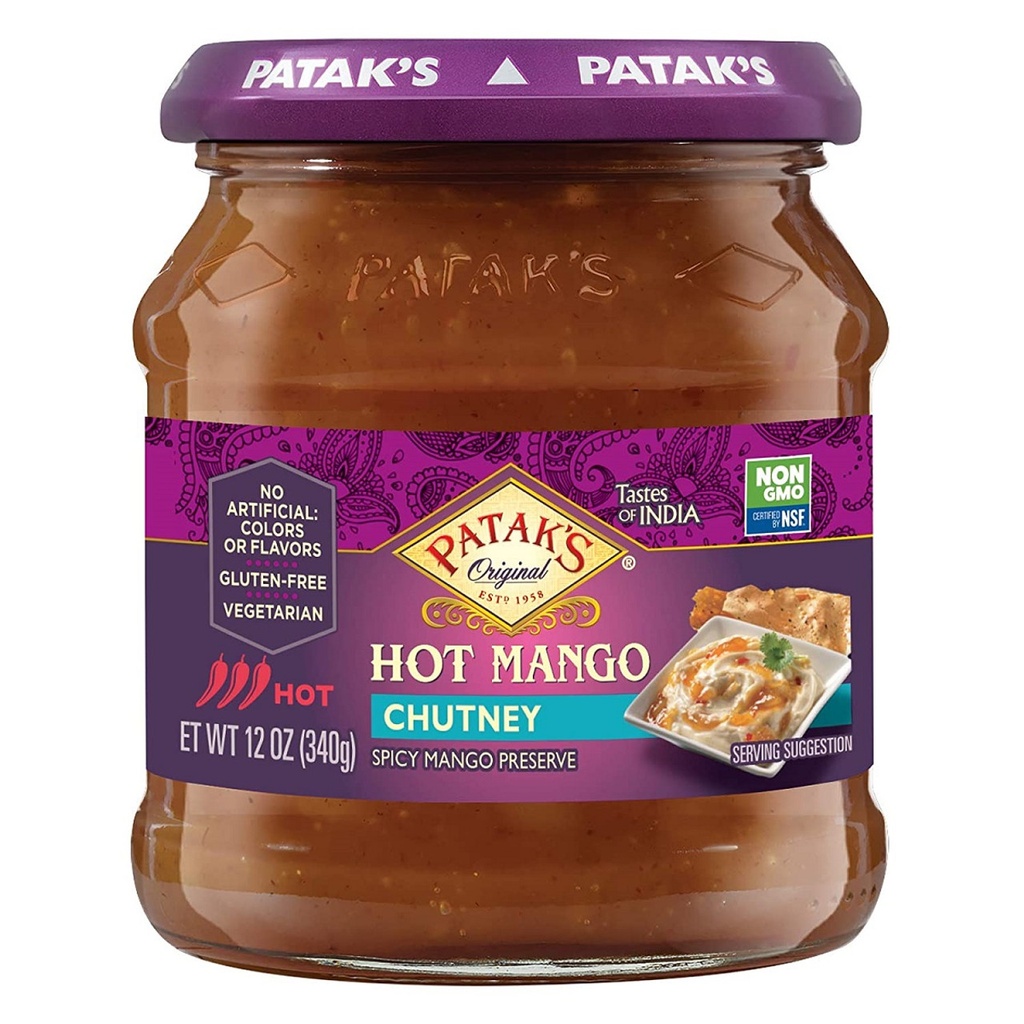 Patak's Chutney Mango Ex.Hot 6x340g