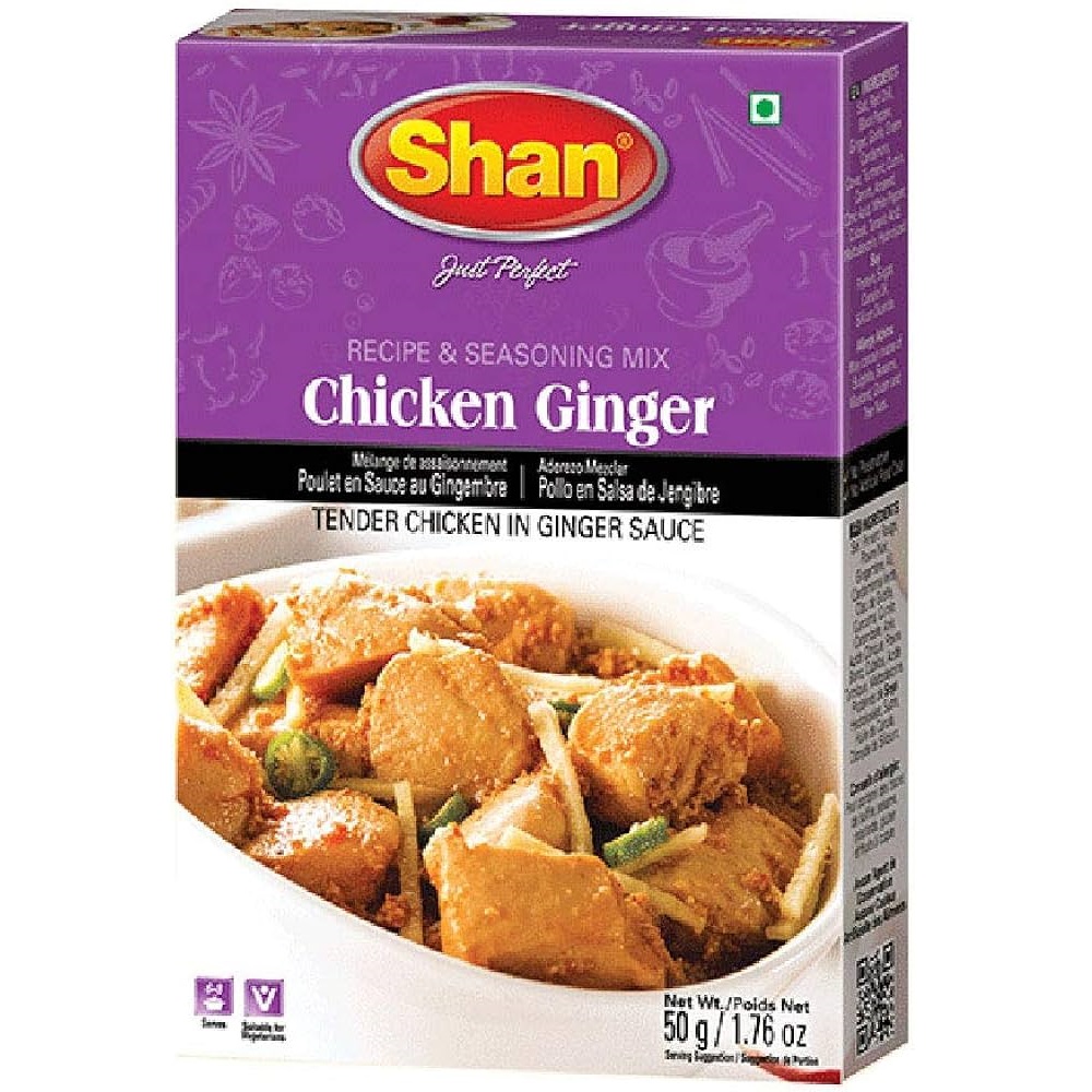 SHAN Chicken Ginger Masala 12x50g