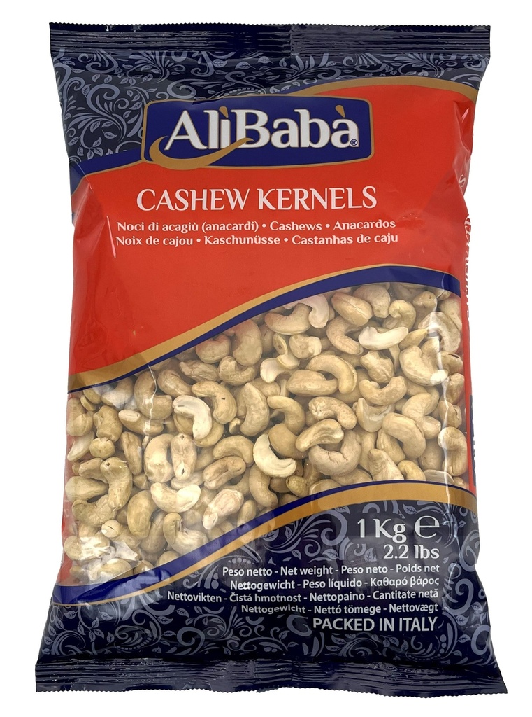 ALI BABA CASHEW KERNELS  8X1KG 