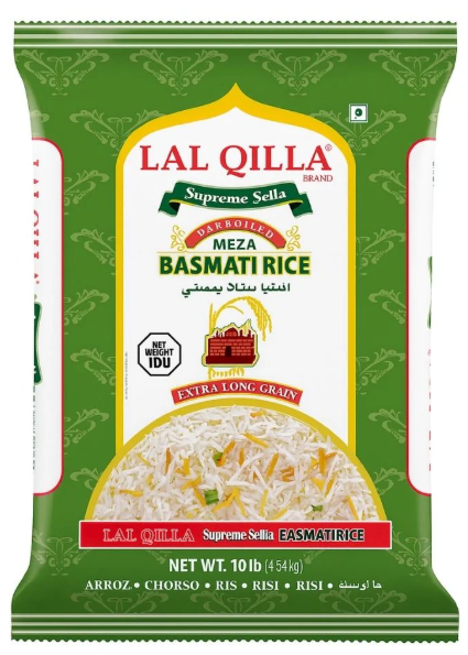 Lal Qilla Parboiled Supreme Sella Extra Long Grain   Basmati Rice 4x5kg