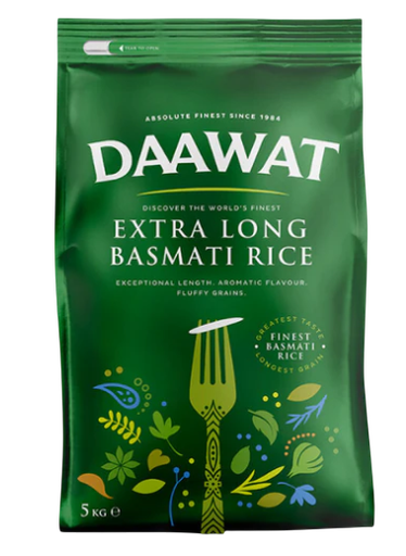 Daawat Ex.Long Basmati Rice 5 Kg
