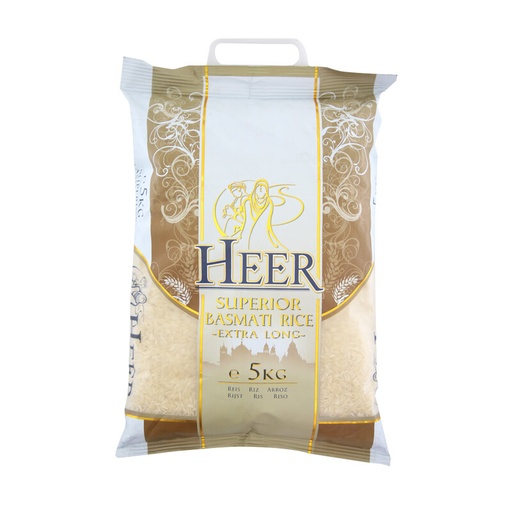 Heer Superior Basmati Rice 4x5kg (AKTION) 