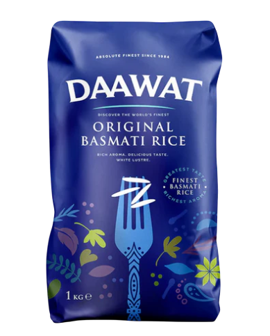 Daawat Orignal Basmati Rice 6x1kg