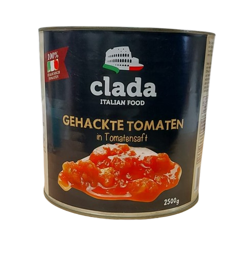 Clada Gehakte Tomaten Pelati 6x2.5kg