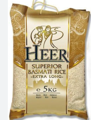 Heer Long Grain Basmati Rice  4x5Kg 