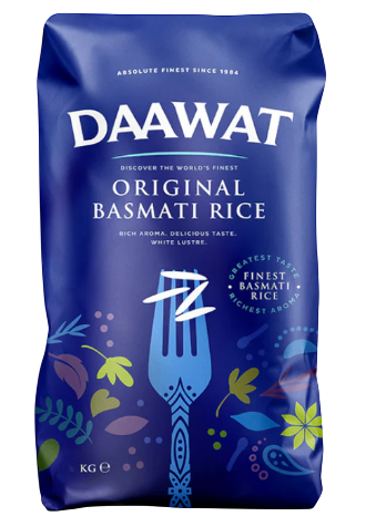 Daawat Orignal Basmati Rice 8x2kg