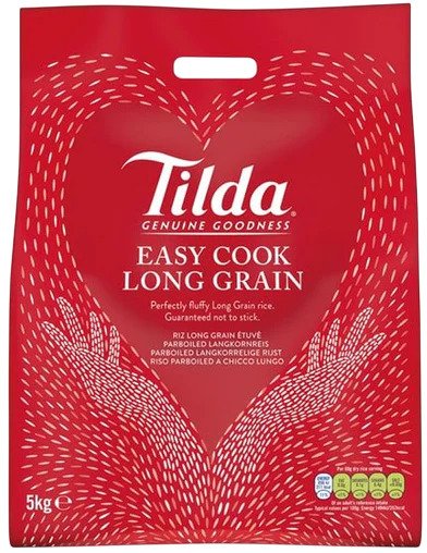 Tilda Easy Cook Long Grain Rice 5KG
