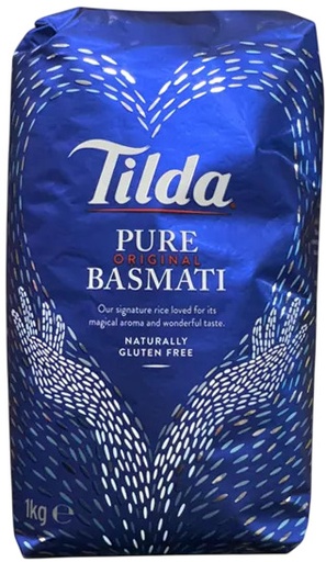 Tilda Pure Basmati Rice Gluten Free 8x1KG